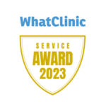 WhatClinic Service Award badge