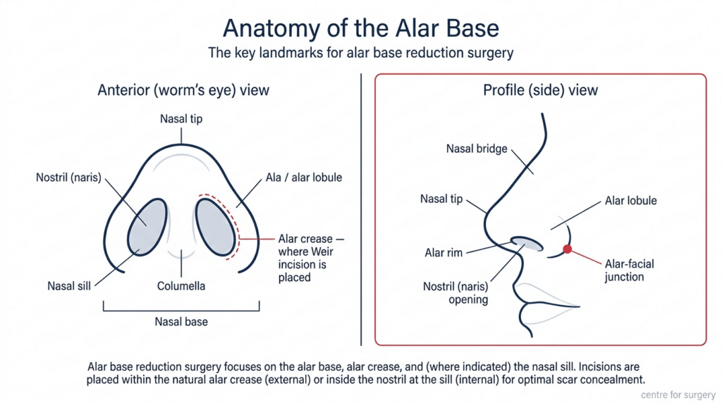 Alarplasty London - Precise Results | Centre for Surgery