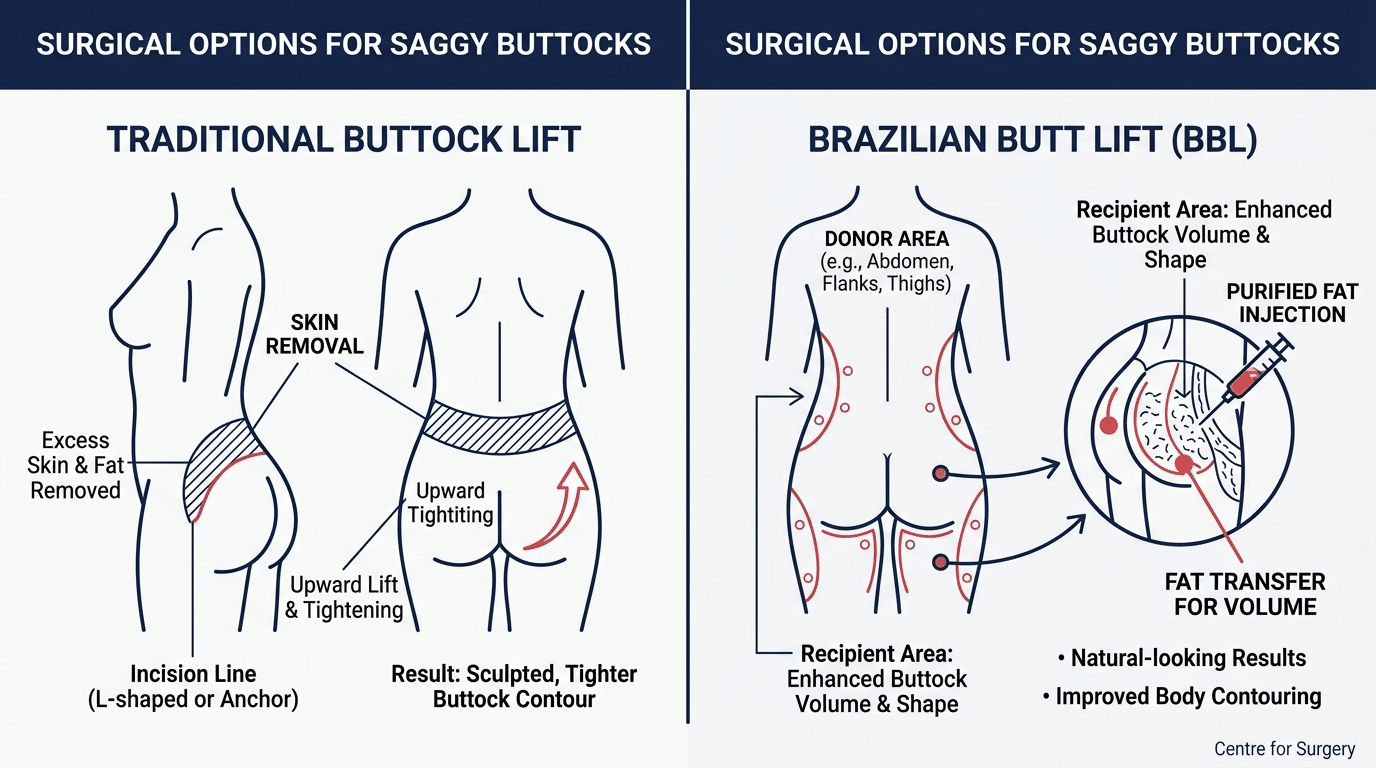How to Get Rid of Saggy Buttocks: Causes & Treatments