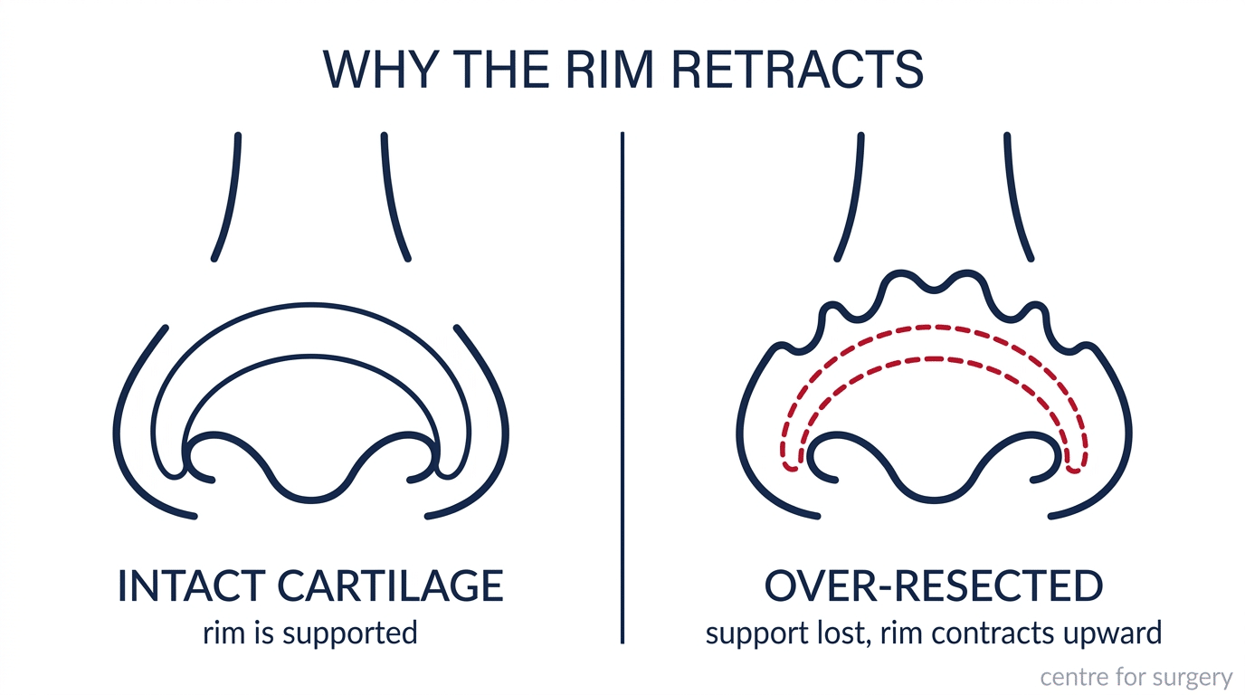 Alar Rim Retraction: Causes, Correction and Prevention