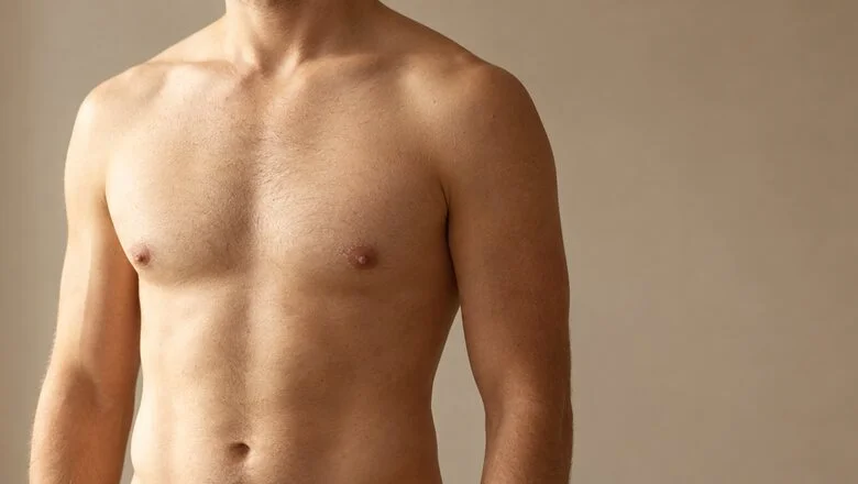 Flat, firm male chest contour — gynecomastia surgery and male breast reduction at Centre for Surgery, Baker Street, London