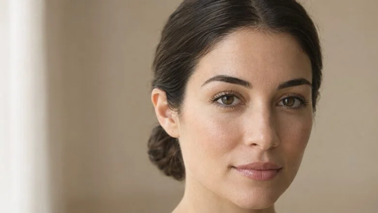 Hair pulled back to show a natural, balanced hairline — hairline lowering and forehead reduction surgery at Centre for Surgery, Baker Street, London