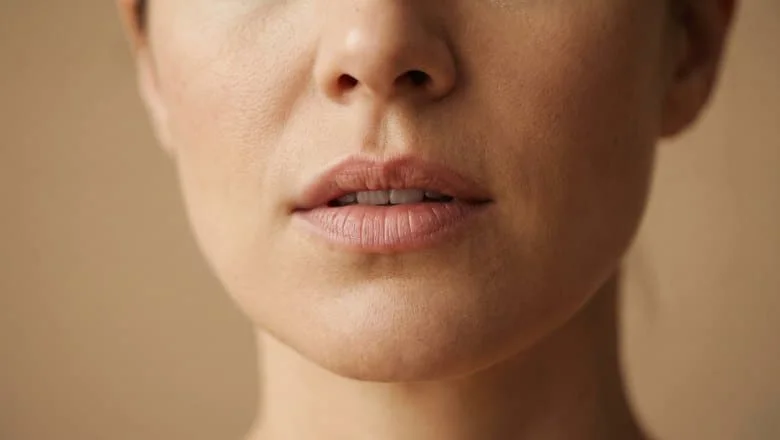 Upper lip with a short philtrum, defined cupid's bow and natural tooth show — lip lift surgery at Centre for Surgery, Baker Street, London