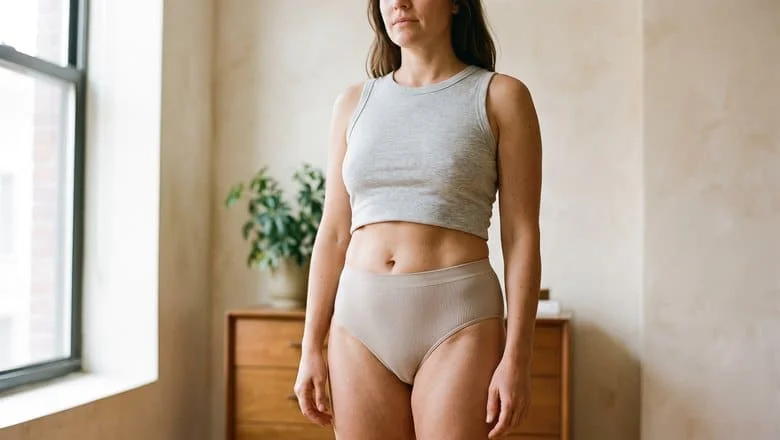 Flat firm abdominal contour and defined waistline — tummy tuck and abdominoplasty at Centre for Surgery, Baker Street, London