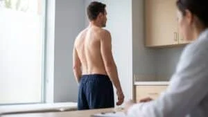 V-taper body male body contouring at Centre for Surgery London — athletic male upper back and shoulder taper