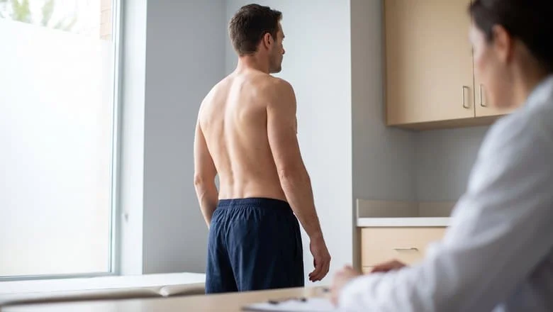 V-taper body male body contouring at Centre for Surgery London — athletic male upper back and shoulder taper