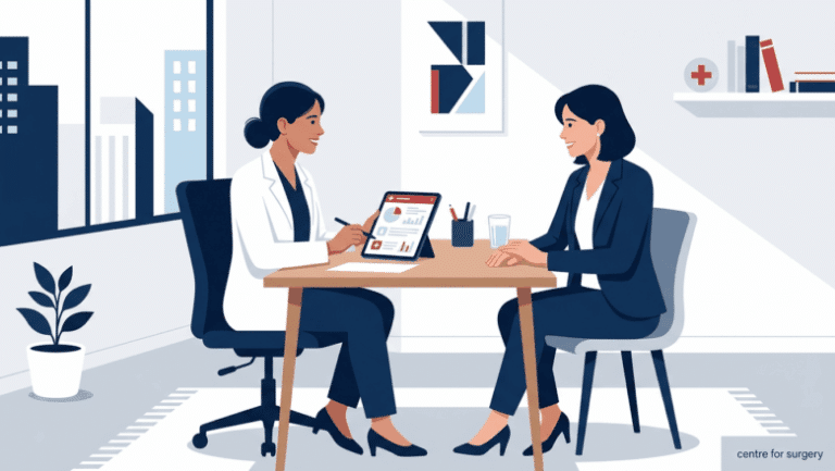 Consultation for designer vagina surgery with a female gynaecologist at Centre for Surgery London